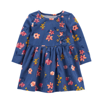 Carter´s- vestido floral azul |+12M