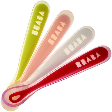 Set de 4 cucharas neon Beaba