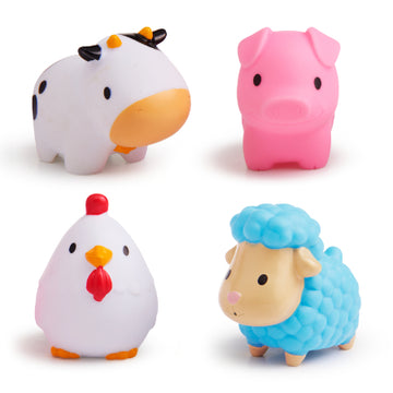 Munchkin - Set de juguetes de granja para baño