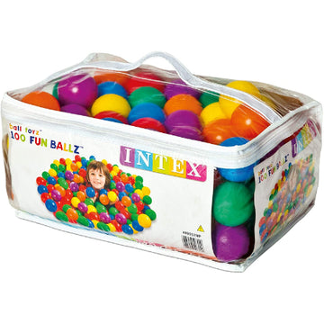 Intex- Pack 100 bolas multicolor