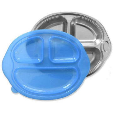 Plato divisor acero inoxidable con tapa Celeste Sage Spoonfuls