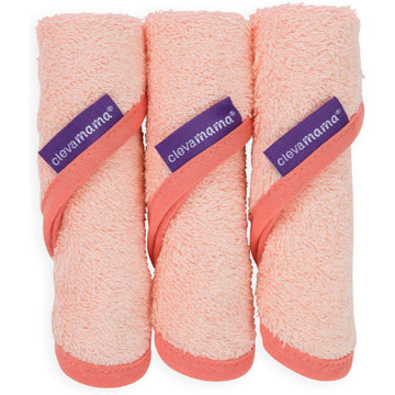 Clevamama - Set de 3 Toallitas Coral