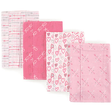 Set de 4 babitas franela niña Luvable friends
