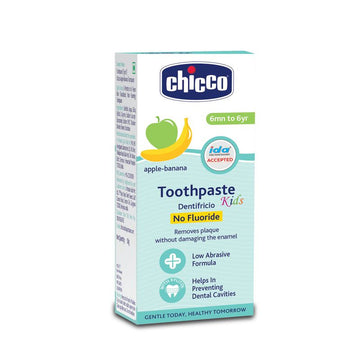 Chicco - Pasta dental manzana-plátano | 6m+