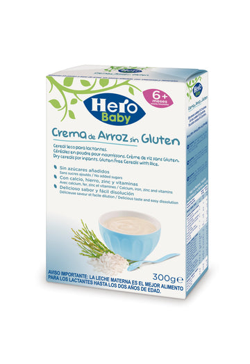 Baby cereal seco crema arroz/s gluten 1/6