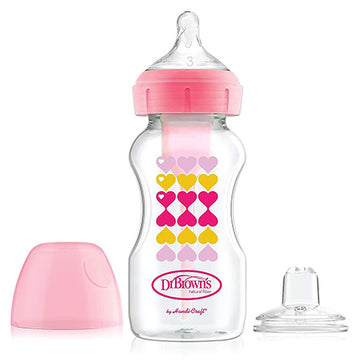 Pacha de transición sippy spout rosado Dr. Brown´s