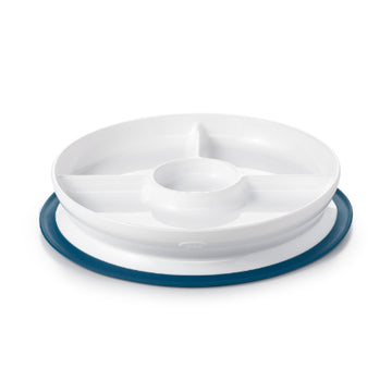 Plato Dividido de Succión Tot Stick & Stay OXO - Azul Marino