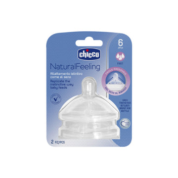 Chicco - Tetina NaturalFeeling 6m+ 2Piezas