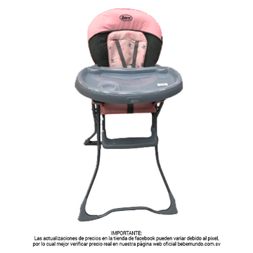 Born - Silla de Comer Boone Rosado