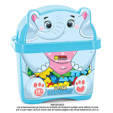 Bloques de arma cubo de Elefante 30 piezas