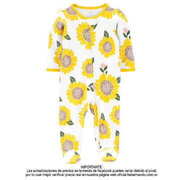 Carter´s - Pijama de girasoles +3M