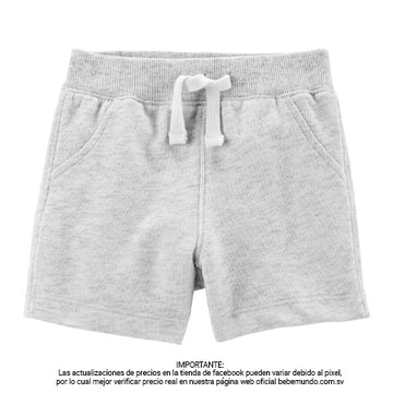 Carter´s - Pantalon corto gris 6M