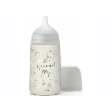 Pacha Boca ancha flujo medio 270ML Gris