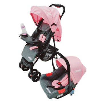 Peke- Coche 4 en 1 Rosado