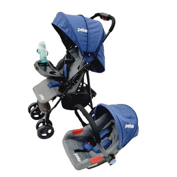 Peke- Coche 4 en 1 Azul