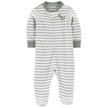 Carter´s Pijama m/l con pie de rayas Niño 6M