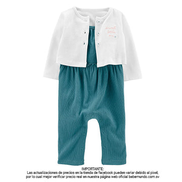 Carters conjunto turquesa - 12 M
