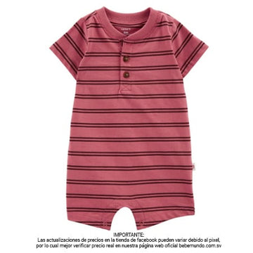 Carters Enterizo corto rojo - 3M