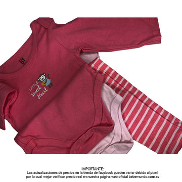 B4BABY Conjunto para niña 3Pack +24M