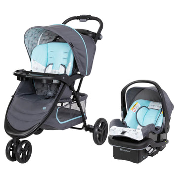 Baby Trend - Coche 4 en 1 Celeste de sistema de viaje