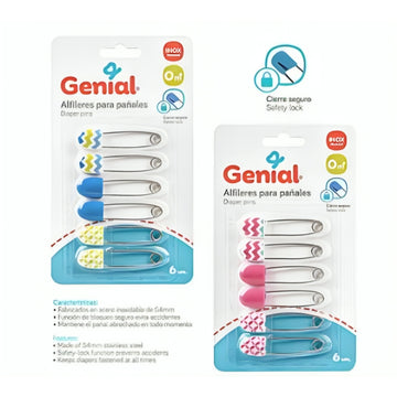 Genial - Alfileres para pañales