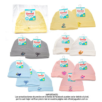 Gorro para bebé - Genial / 0-4M
