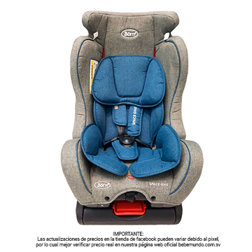 Born - Silla para auto azul con gris