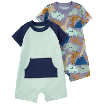 Carter´s - Conjunto de 2 Mamelucos con Estampado Animal | +3M
