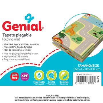 Genial - Tapete Plegable para bebé