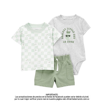 Carter´s - Conjunto de 3 piezas multicolor 12M