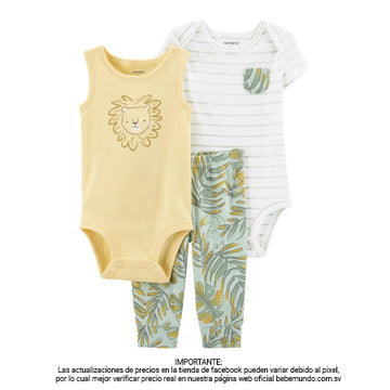 Carter´s -Conjunto de 3 piezas leoncito +12M