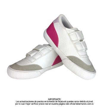 B4BABY Zapatos Blanco para niña Talla21