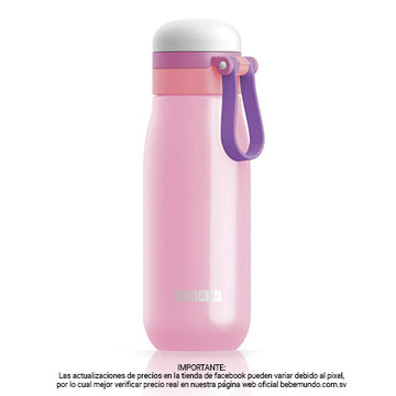 Botella rosa de Acero inoxidable