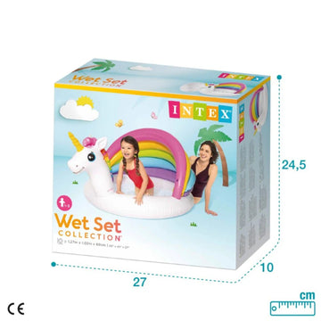 Intex - Piscina de bebé unicornio