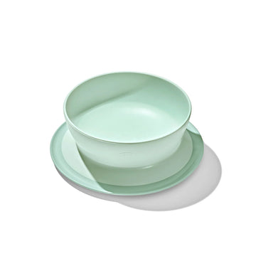 Oxo - Plato hondo con ventosa | Verde menta