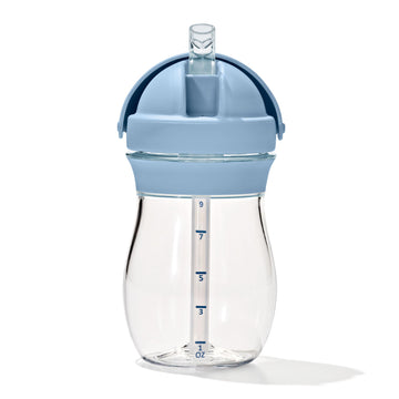 Oxo - Vaso con pajita Transición de 9 oz | Azul
