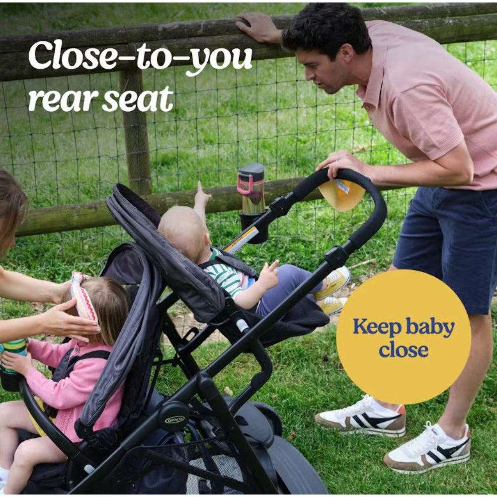 Graco - Cochecito Doble con Asiento/Negro