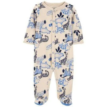 Carter´s - Pijama beige con estampado para bebé niño 3M