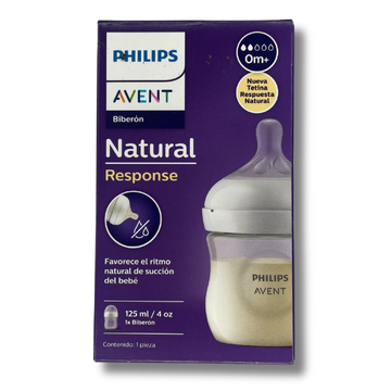 Avent - Biberón 4Oz Natural Response