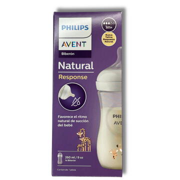 Avent - Biberon Nat Response Jirafa 9 Oz