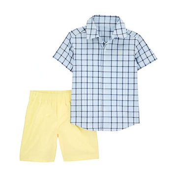Carter´s - Conjunto Multicolor Camisa y Short | +9M
