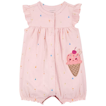 Carters - Enterizo Estampado Helado/Rosa | +18m