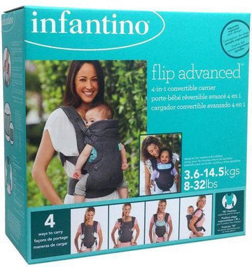 Infantino- Canguro 4 en 1 hasta 32 lbs