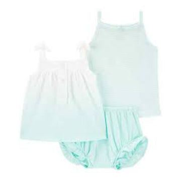 Carter's - Conjunto 3 piezas Mint Ombre | +6M