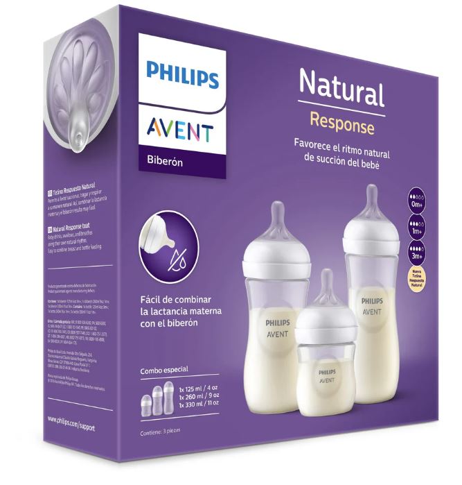 Avent - Philips Biberon Nat 3.0 Triple Pack