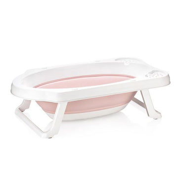 Sevi Bebe - Bañera plegable para bebé con tapón | rosa