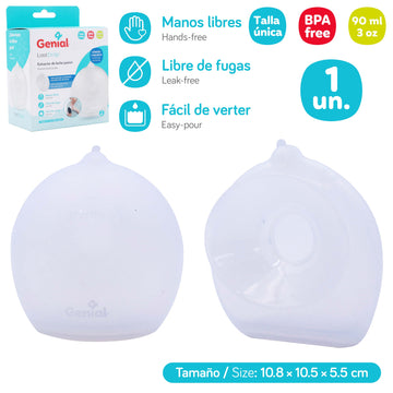 Genial - Extractor/Recolector de Leche de Silicona