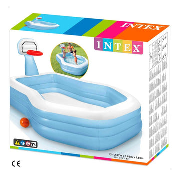 Intex - Piscina con aro de baloncesto