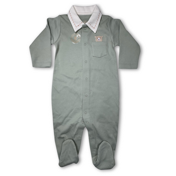 B4baby - Mameluco verde | +3-6M