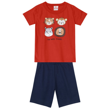 Brandili - Conjunto estampado animales | +12M